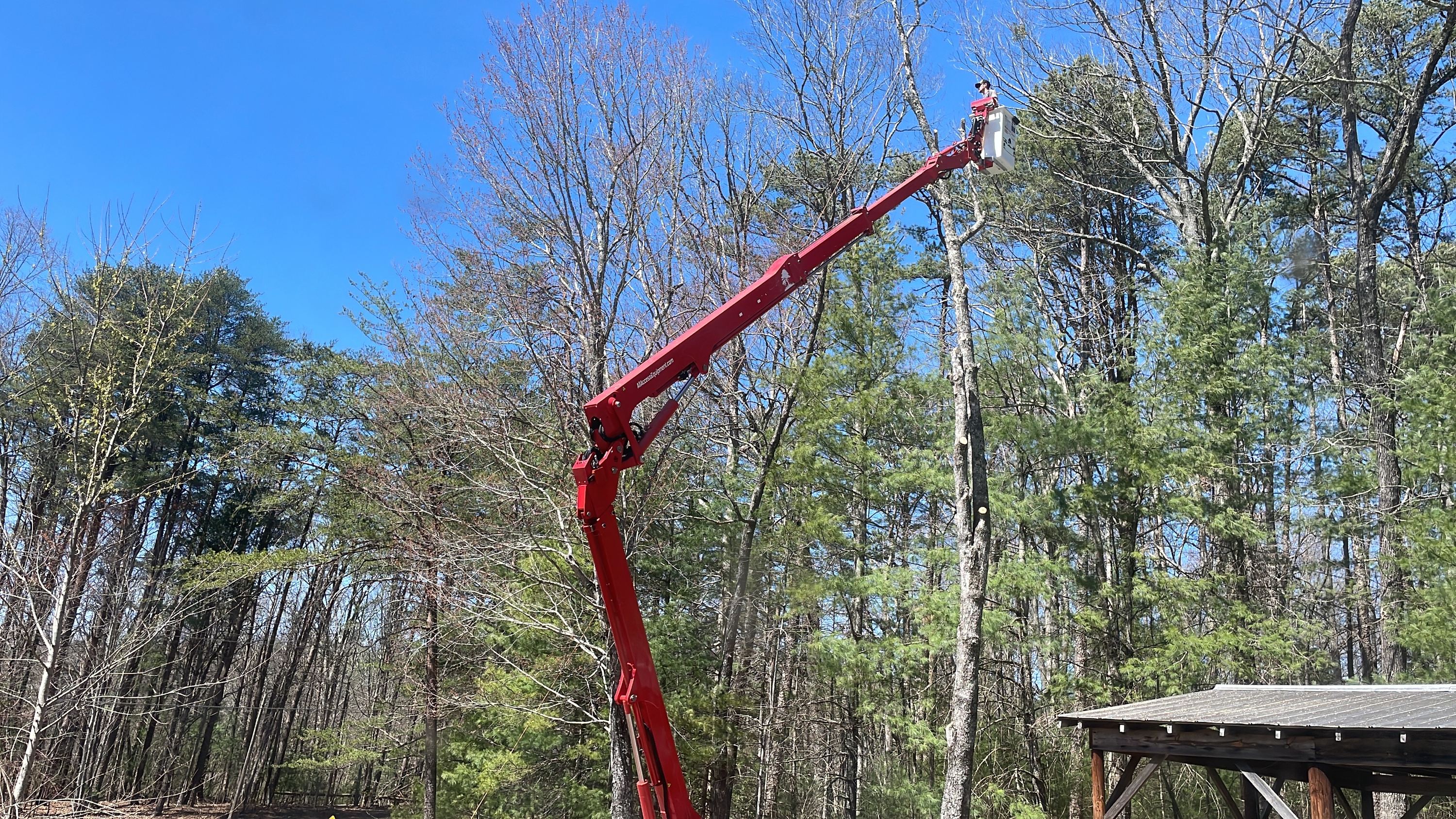 Equipment on a job site
